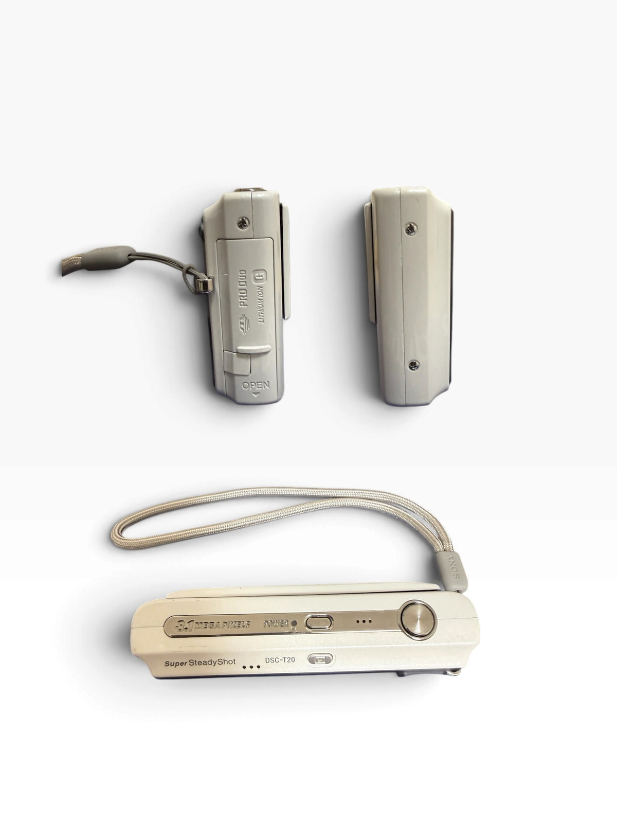 Sony CyberShot DSC-T20 silver / white
