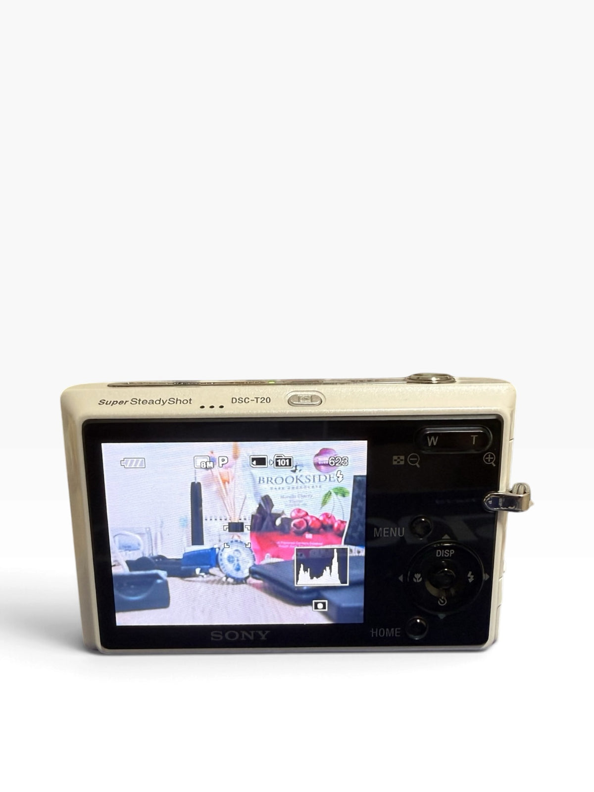 Sony CyberShot DSC-T20 silver / white